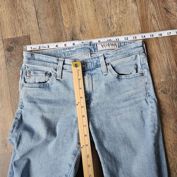 Adriano Goldschmied Prima Ankle AG-ED Denim Skinny Jeans, Medium Wash, 25 USA - Picture 7 of 8